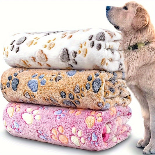 3-Pack Pet Blankets for Dogs & Cats