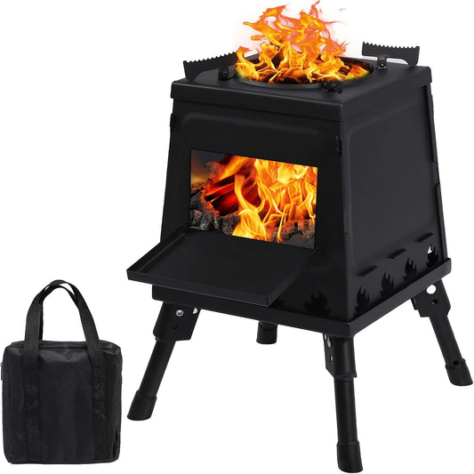 Wood Burning Portable Camp Stove,