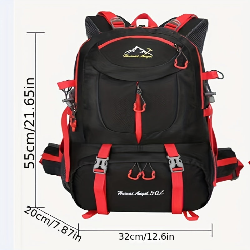 1pc 13.21gal Large Capacity Waterproof Mountaineering Bag,