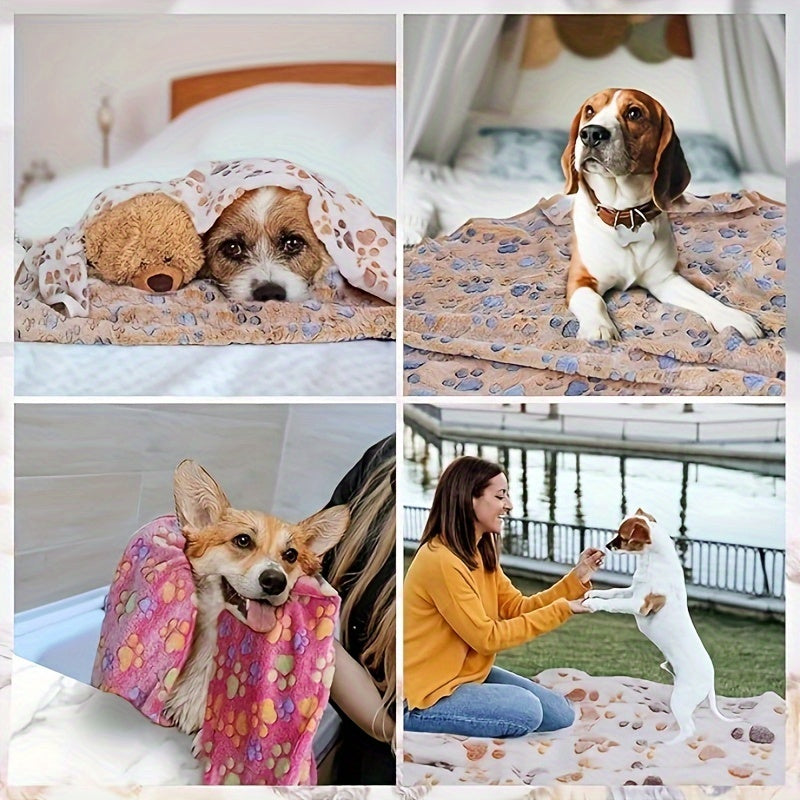 3-Pack Pet Blankets for Dogs & Cats