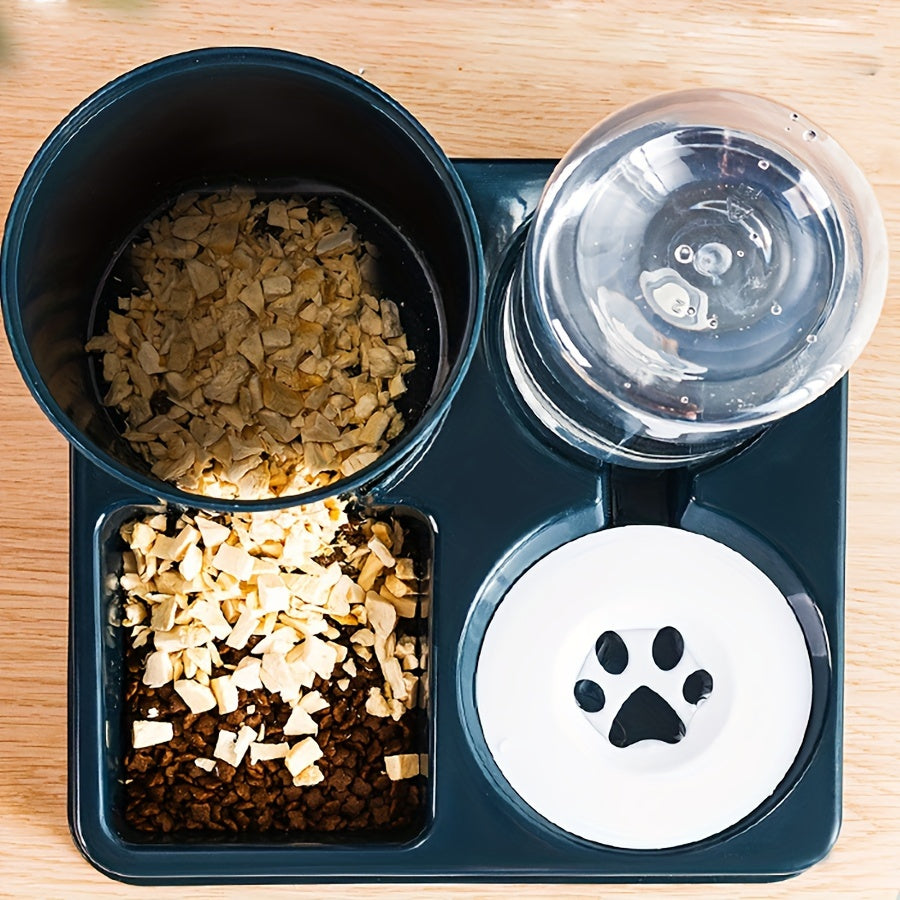 2-in-1 Automatic Pet Feeder and Waterer Set