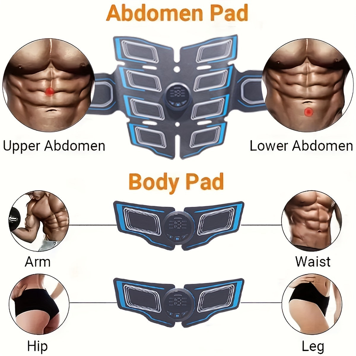 EMS Fitness Muscle Stimulator Abdominal Shaping Belt