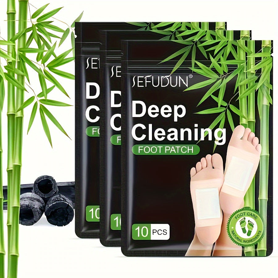 90pcs Bamboo Vinegar Deep Cleansing Foot Patches,