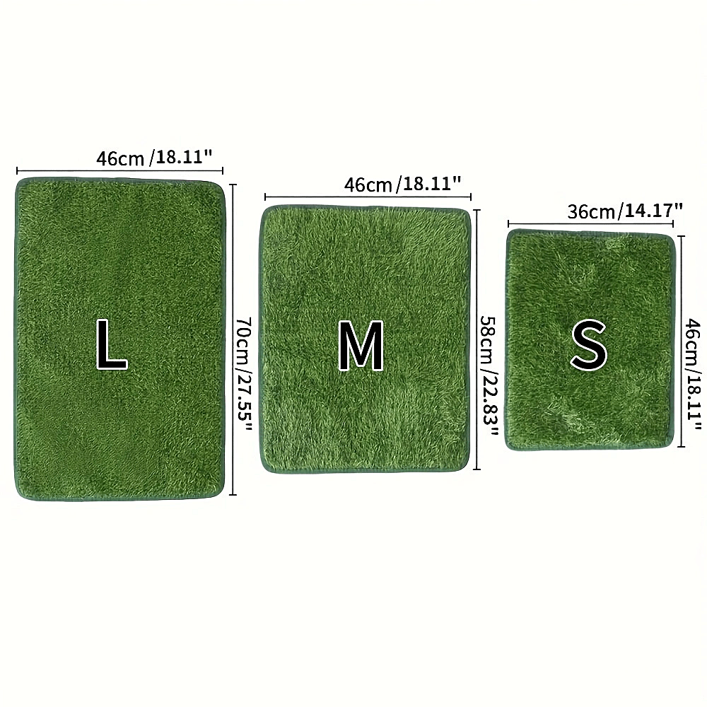 Ultimate Washable Pet Grass Mat - Reusable, Odor-Control